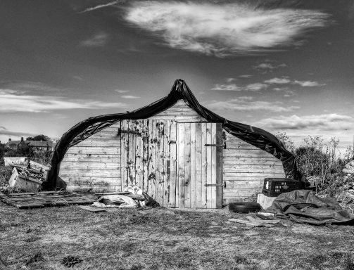 Boat Shed Holy Island Photograph