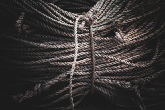 Photograph, Alnwick, Fishermans rope